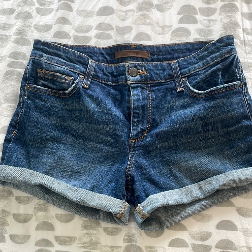 Joe's Jeans Blue Jean Shorts with Rolled Hems